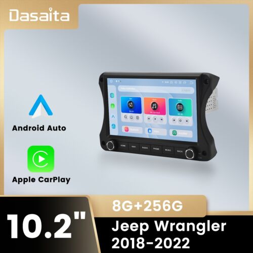 Dasaita Car Stereo For Jeep Wrangler JL Gladiator JT 2018-2022 Navigation 4G LTE