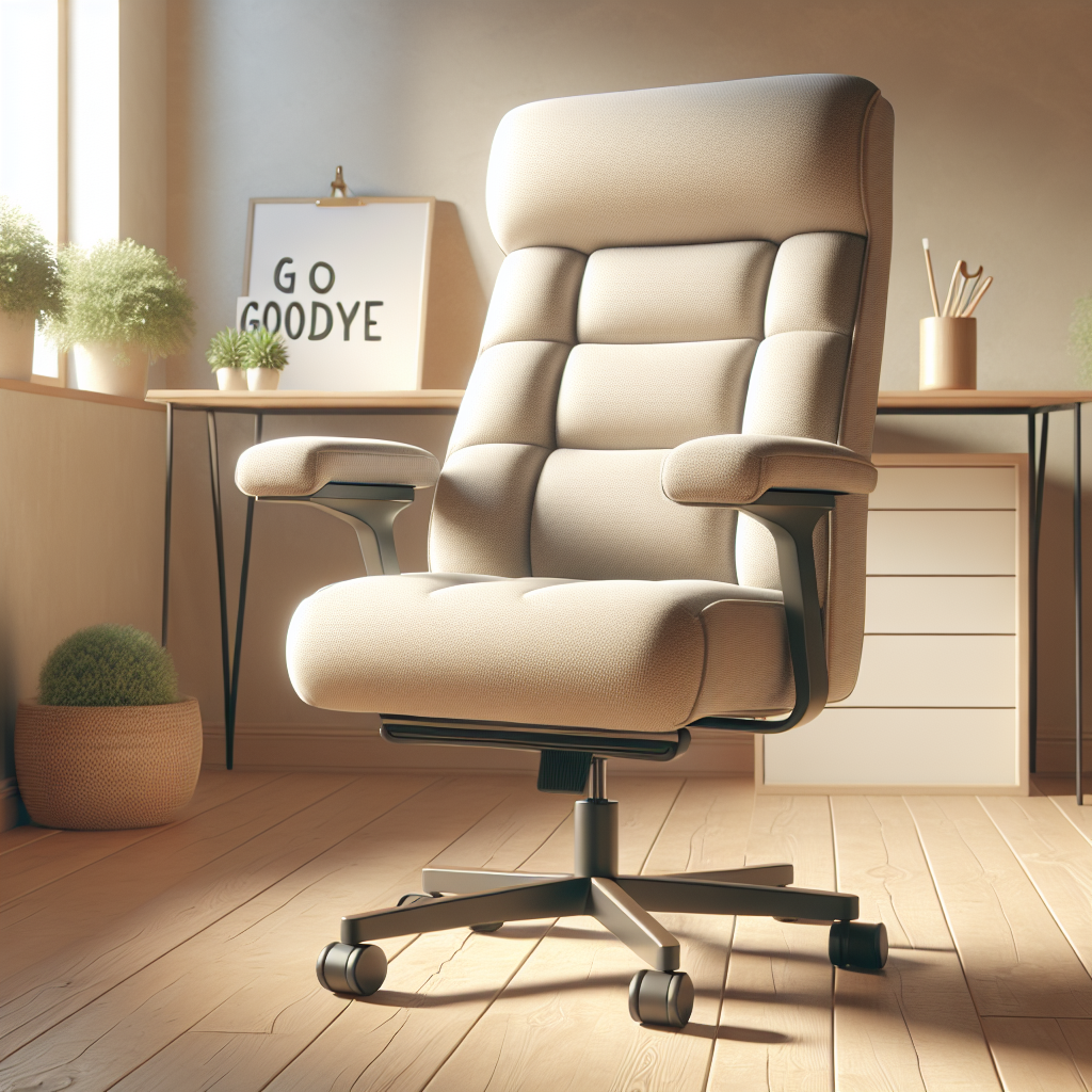 Say Goodbye to Discomfort with a Wide Ergonomic Office Chair with Soft Armrests