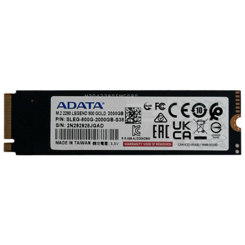 ADATA M.2 2280 LEGEND 800 GOLD 2TB SLEG-800G-2000GB-S38