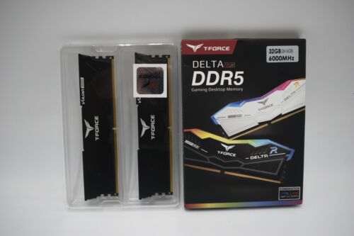 Team T-Force Delta RGB 32GB (2 x 16GB) PC Memory RAM DDR5 6000 Cl38-38-38-78