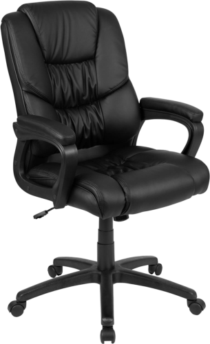 Fundamentals Big & Tall Swivel Leathersoft Office and Gaming Chair, Ergonomic Of