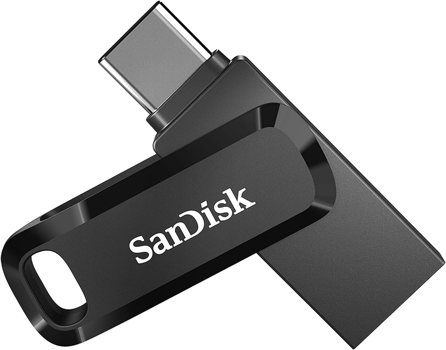 SanDisk 256GB Ultra Dual Drive Go USB Type-C Flash Drive, Black – SDDDC3-256G-G46