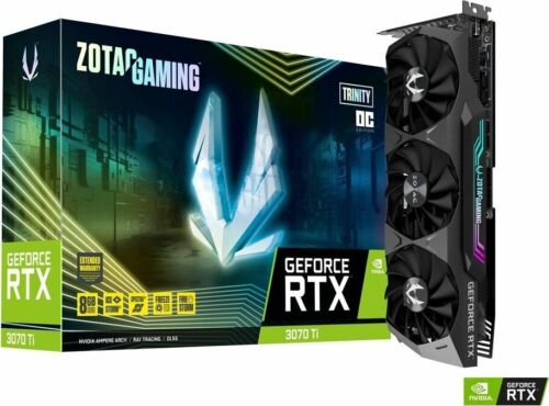 ZOTAC GAMING GeForce RTX 3070 Ti Trinity OC 8GB GDDR6X Graphics Card