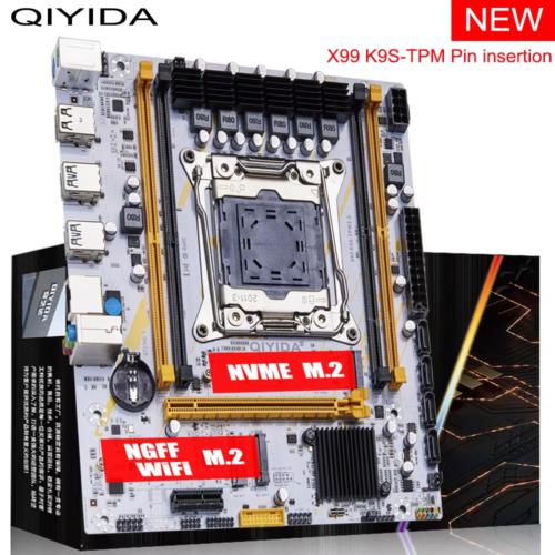 X99 Motherboard LGA 2011 3 X99 C612Chip with M.2 Slot Support DDR4 Memory SATA3.