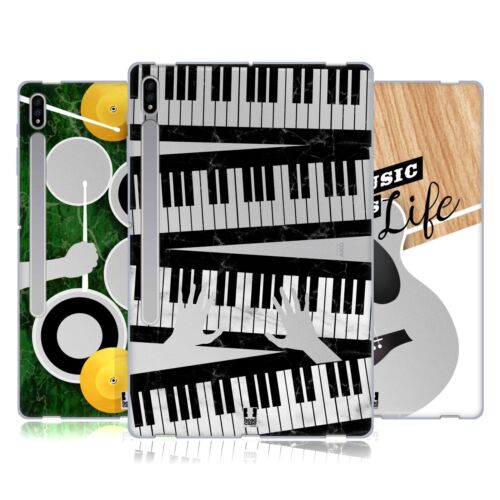 HEAD CASE DESIGNS MUSICAL EQUIPMENTS SOFT GEL CASE FOR SAMSUNG TABLETS 1