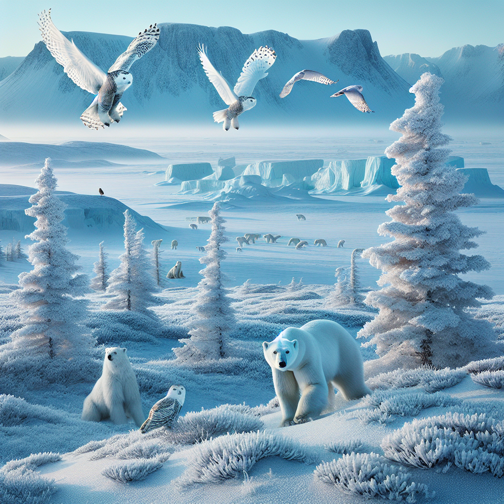 The Beauty of Arctic Grey Landscapes and Wildlife