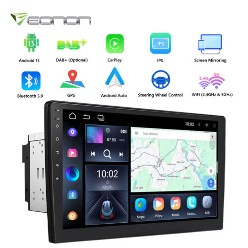 Eonon 10.1″ Smart Android 13 WiFi Double 2DIN Car Radio Stereo GPS Nav Bluetooth