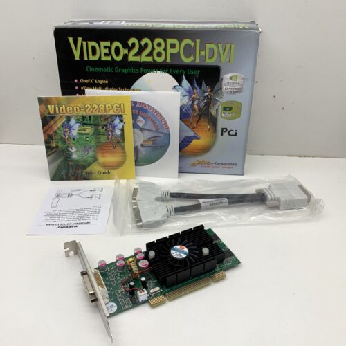 Jaton Video-228PCI-DVI Nvidia G-Force 5200 Graphic Card 128MB DDR SDRAM PCI