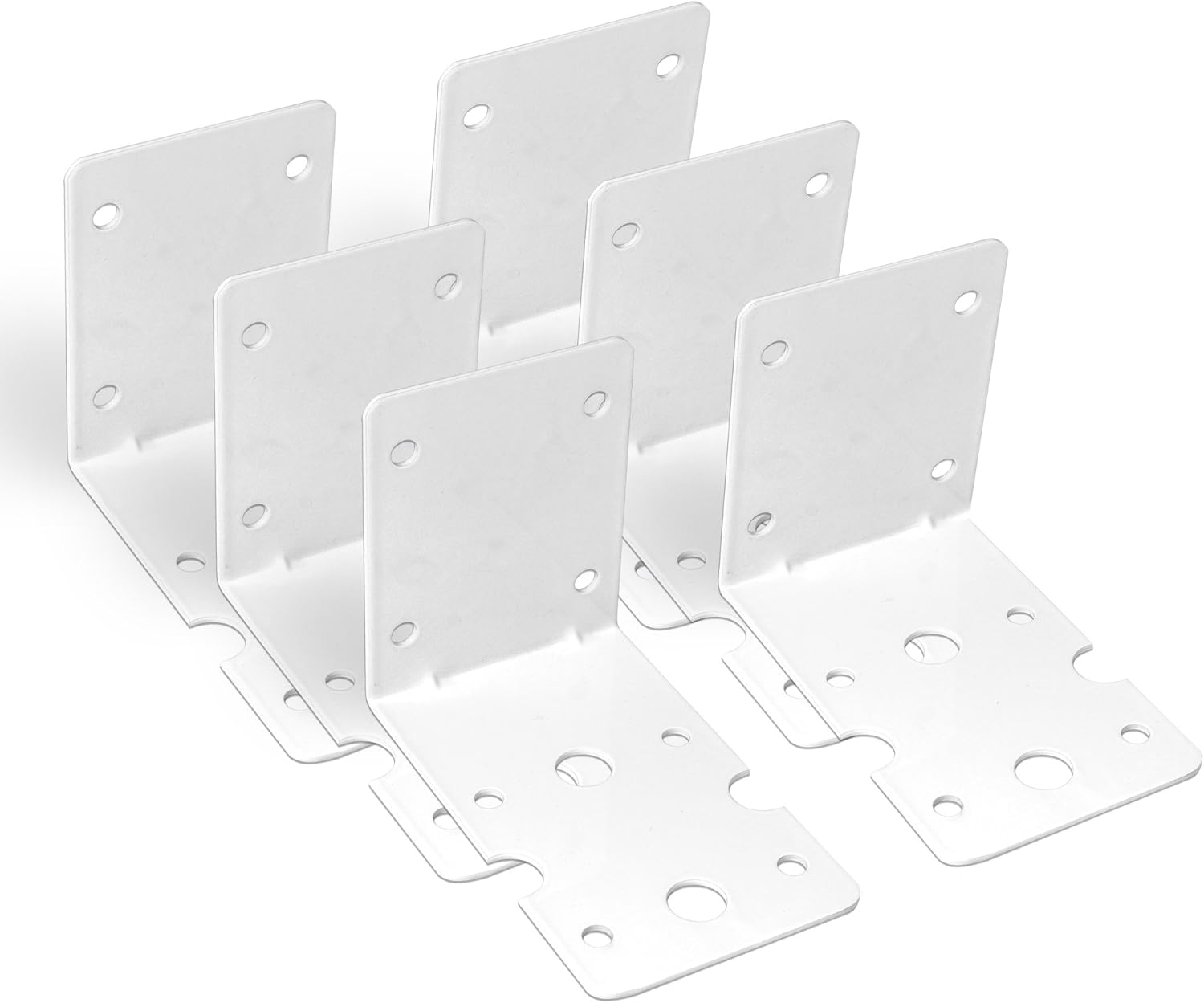 Housing Bracket for Whole House Big Blue 10-inch and 20-inch Filter Housings by Ronaqua WELL-MATCHED with 150061, FM-25W, BB-HB, AP-MB801 (Pack of 6)