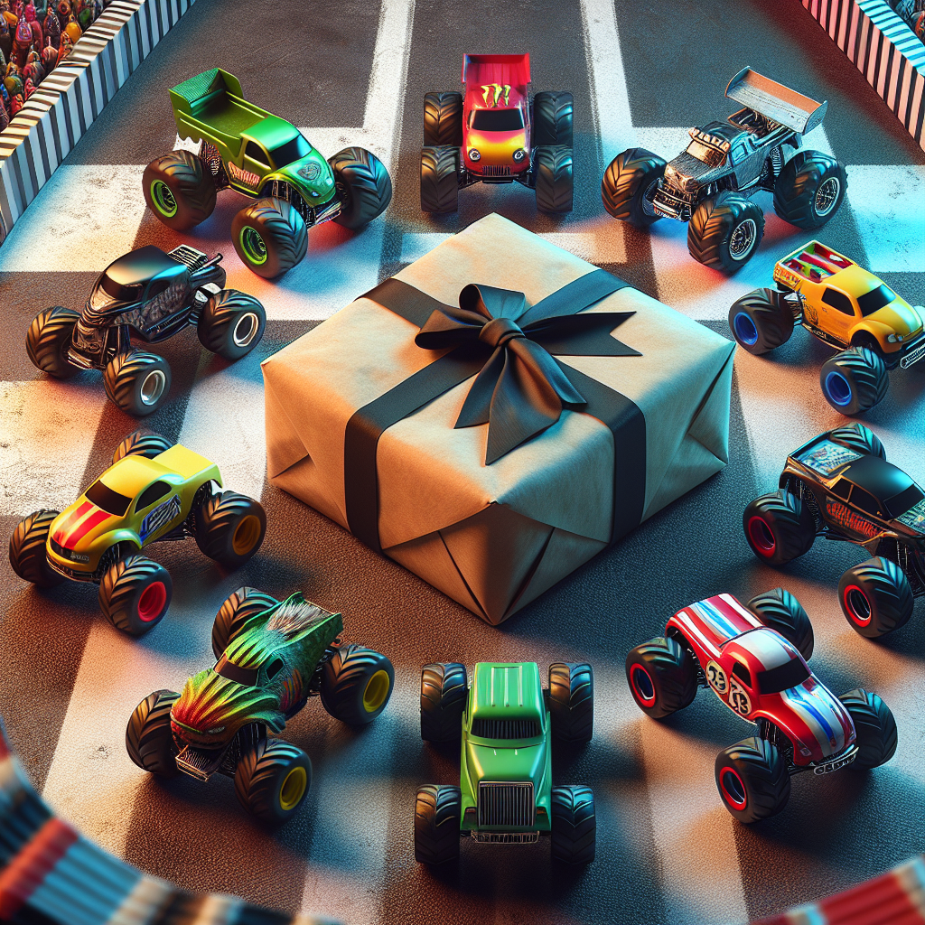 Get Ready to Race with the Official Mini Collectible Monster Trucks 5-Pack and Mystery Surprise