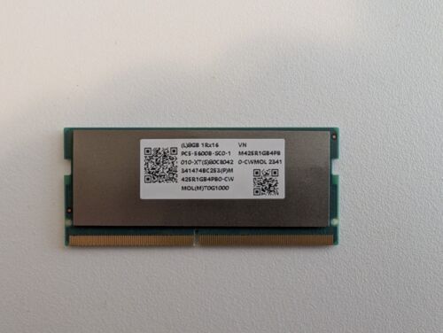 Samsung 8GB SO-DIMM DDR5 5600 RAM Memory M425R1GB4PB0-CWM Laptop RAM