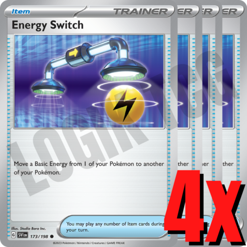 4x Energy Switch 173/198 x4 – Scarlet & Violet – Pokemon TCG