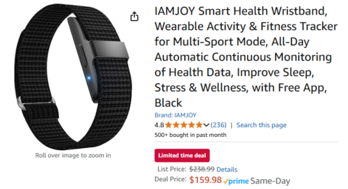 Smart Health Wristband, Wearable Activity & Fitness Tracker for Multi-Sport