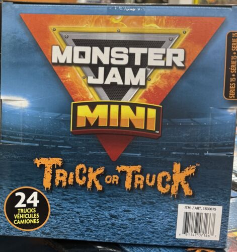 new box of 24 mini monster jam trucks