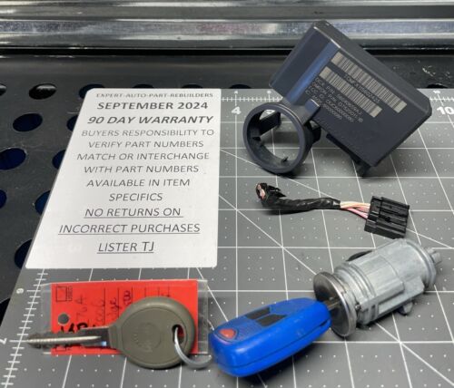 Chrysler Jeep Dodge IMMOBILIZER TRANSCEIVER 56040659AJ W/Ignition + Fob Key +Vin