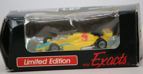 Monogram Mini Exacts  1:87 HO Scale  Indy Car No.3 Yellow #2081 – ©1990 -NOS!