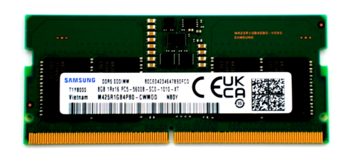 Samsung 8GB DDR5 5600 MHz PC5-44800 SODIMM Laptop Memory RAM, M425R1GB4PB0 CWM0D