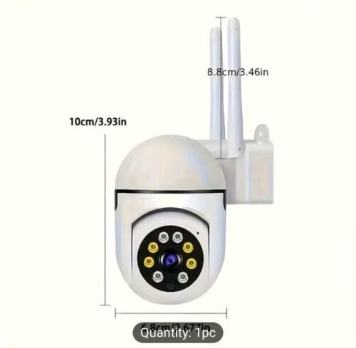 Teruhal 1080P HD Wireless Security Camera – Indoor/Outdoor, Wi-Fi Enabled…