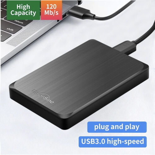 UnionSine 1TB 2TB 3TB 4TB External Hard Drive USB 3.0 Laptop PS4 Xbox Gaming HDD