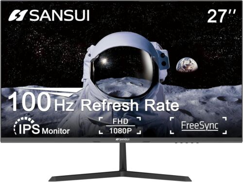 ES-27X3AL SANSUI 27″ IPS 100Hz Full HD Monitor HDMI VGA Frameless