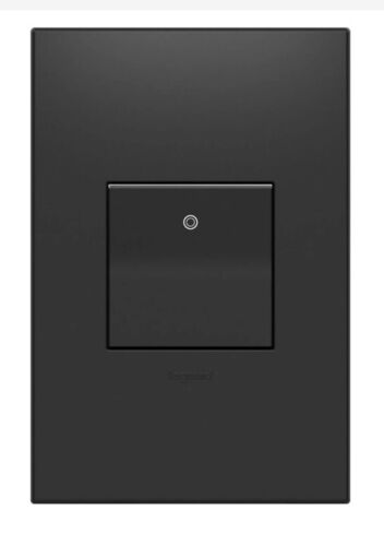 Legrand Adorne 15A 1 or 3-Way Paddle Switch (Graphite Finish) ASPD1532G4