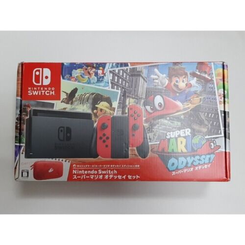 Nintendo Switch Super Mario Odyssey Edition Console System software Set Used