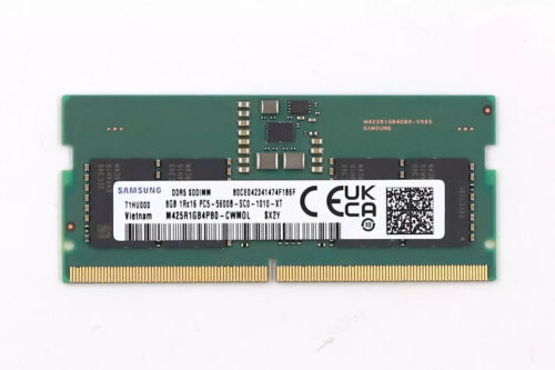 Samsung 8GB 1Rx16 PC5-5600B-SC0-1010-XT Laptop Memory M425R1GB4PB0-CWM