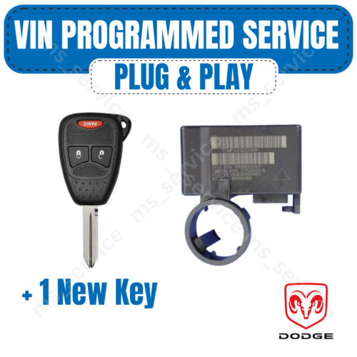 2006-2008 Dodge Ram VIN Programmed Service Immobilizer 56040659AJ  Plug & Play