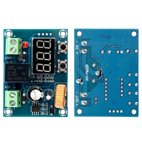 2X DC 12V-36V Battery Low Voltage cut off On Switch Controller Protection Module