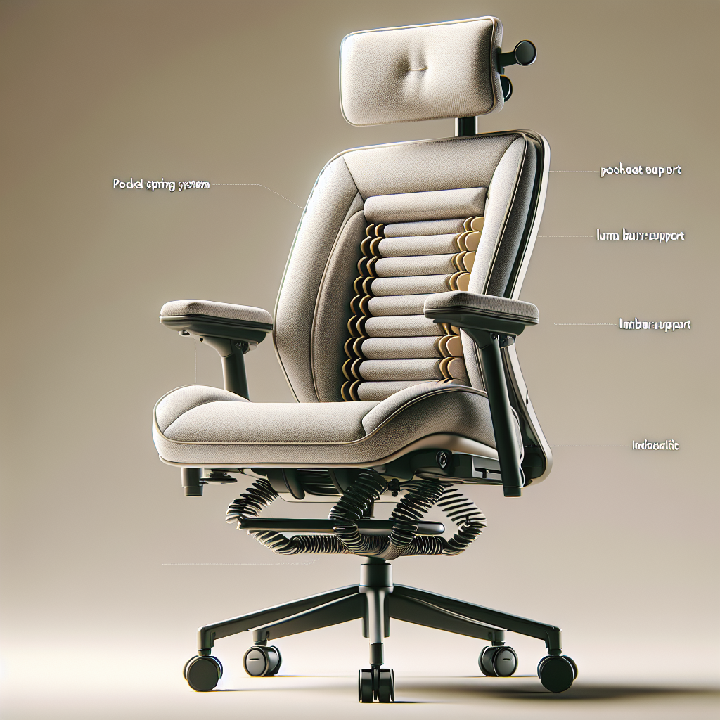 Enhance Your Comfort and Posture with a Pocket Spring Lumbar Support Office Chair