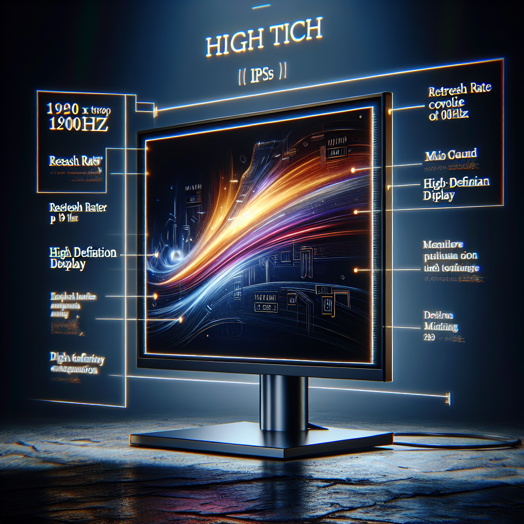 Immerse Yourself in High Definition: IPS 100Hz Monitor with 1920 x 1080p Resolution