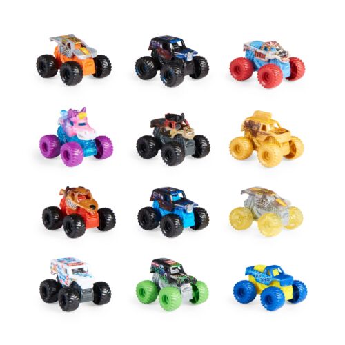 Monster Jam, Official Mini Mystery Collectible Monster Truck 12-Pack, 1:87 Sc…