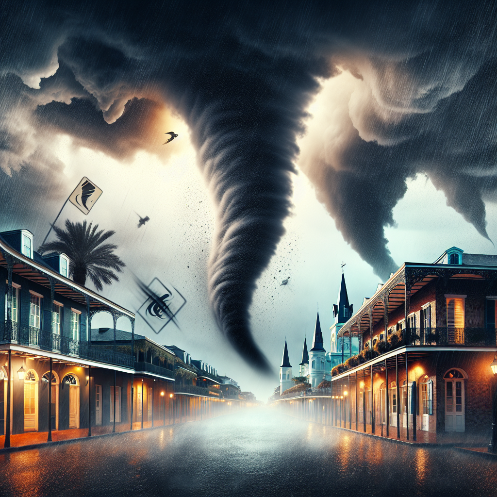 New Orleans Residents Warned of Tornado Risk with Approaching Severe Storms