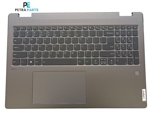 Upper Case Palmrest Backlit Keyboard Lenovo Yoga 7 16IAH7 5CB1J03930 Arctic Grey