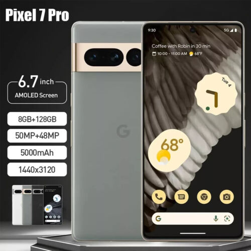 New sealed Google Pixel 7 Pro 5G-6.7″-128GB Factory Unlocked GSM+CDMA