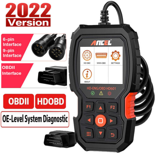 ANCEL HD601 Full System Check Engine Cummins Diesel Auto Diagnostic Scanner