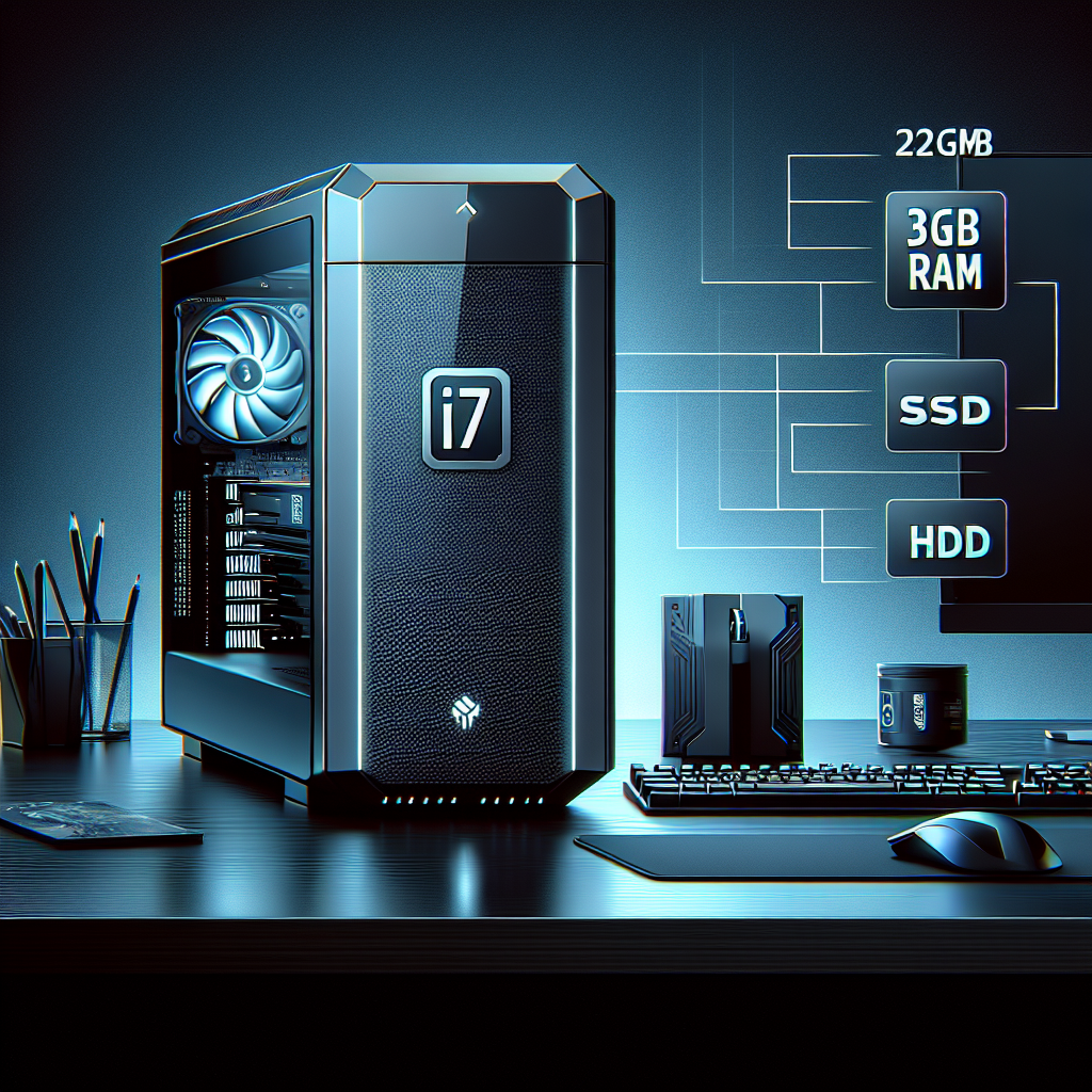 Maximize Your Gaming Performance with the i7 32GB Desktop PC with SSD and HDD