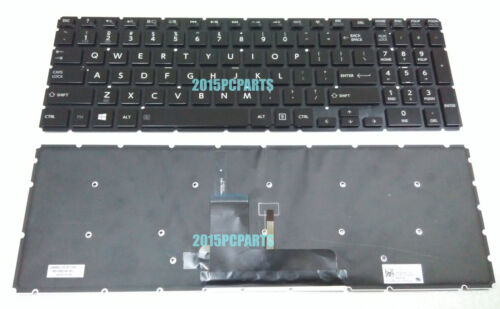 New for Toshiba Satellite L50-C L50D-C L50T-C L55-C L55T-C Keyboard US Backlit