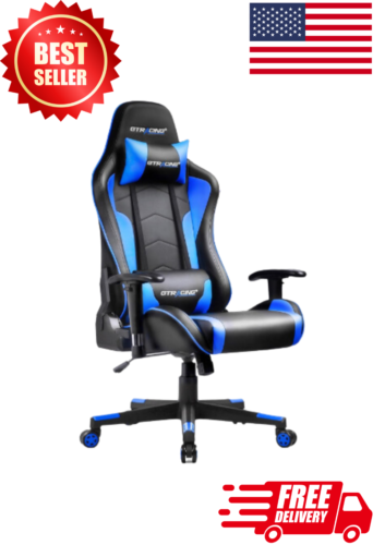 Gaming Chair with Bluetooth Speakers – Ergonomic Design, Audio-Integr