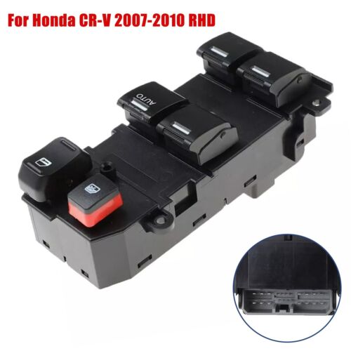 Power Window Switch Front Right For Honda CR-V 2007-2010 RHD #35750-SWA-Z01