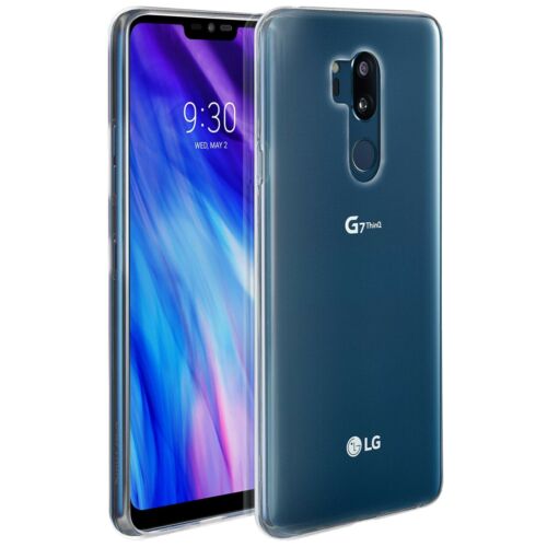 For LG G7 THINQ TEMPERED GLASS SCREEN PROTECTOR + CLEAR SILICONE CASE COVER G 7