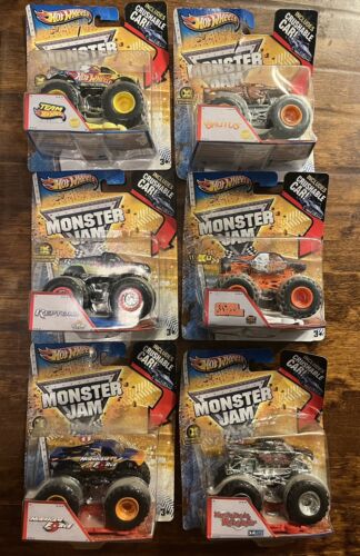 Hot wheels Monster Jam 1:64 Crushable Car Lot