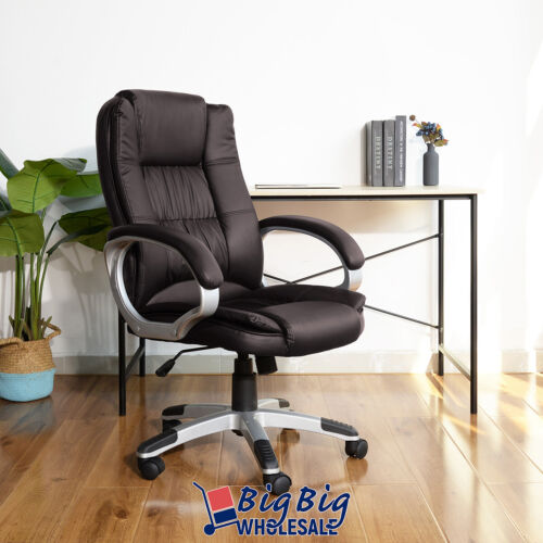 Soft Leather Office Ergonomic Executive Desk Chair Swivel Computer Chair gaming