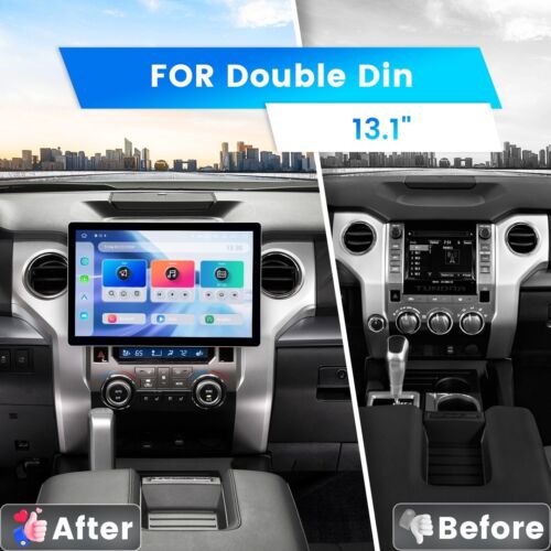 Dasaita 13.1″ Car Stereo Double Din Wireless Carplay Bluetooth 4G LTE Android 13