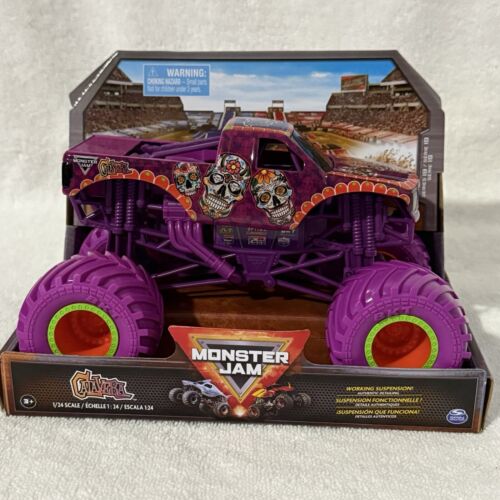 New Monster Jam Calavera Die Cast Monster Truck Collectible 1:24 Sugar Skull