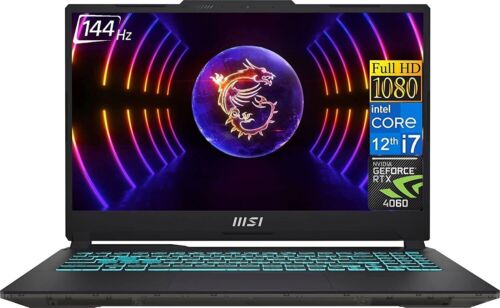 MSI CYBORG 15 A12VE 15.6″ RTX4050 8GB/512GB i5-12450H FreeDOS Gaming Laptop