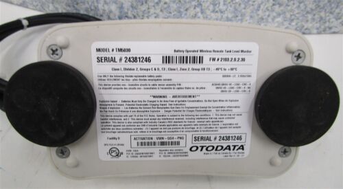 OTODATA TM5030 Wireless Tank Monitor Battery Operated Propane NEW