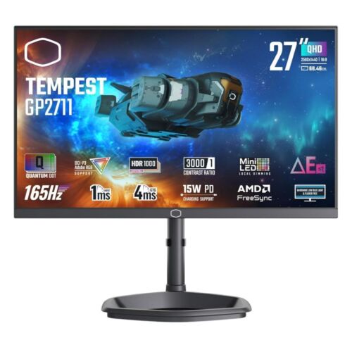 Cooler Master Tempest GP2711 27 2K 165Hz Mini LED PC Gaming Monitor