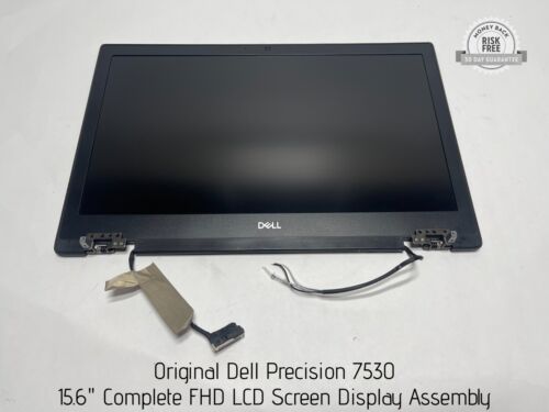 Original Dell Precision 7530 15.6″ Complete FHD LCD Screen Display Assembly