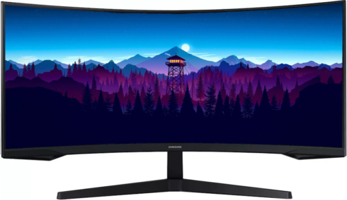 NEW Samsung Odyssey G55T 34″ WQHD 165Hz 1ms Ultra-Wide Curved Gaming Monitor